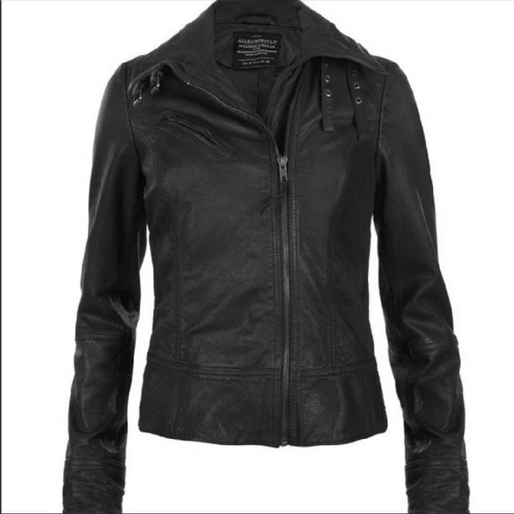 All Saints Belvedere leather jacket